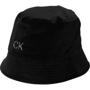 Calvin Klein Klobouk černá / stříbrná