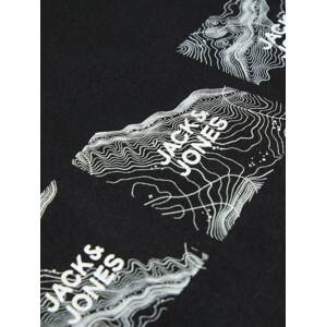 Jack & Jones Junior Tričko 'TECHNIC'  černá / bílá