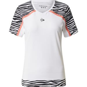 DUNLOP Funkční tričko oranžová / černá / bílá