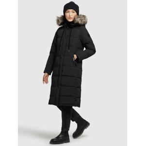 khujo Zimní kabát  černá