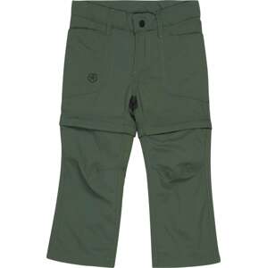 COLOR KIDS Funkční kalhoty tmavě zelená / černá