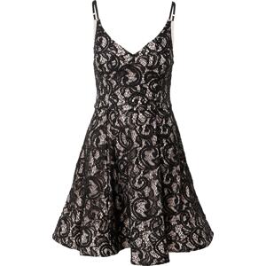 Skirt & Stiletto Šaty 'VALERIA' růžová / černá