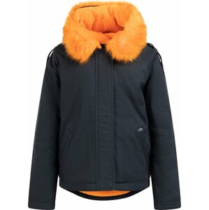 MYMO Zimní bunda marine modrá / oranžová