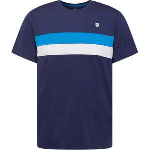 K-Swiss Performance Funkční tričko námořnická modř / královská modrá / bílá