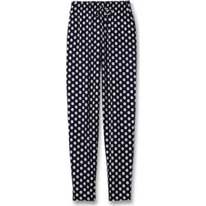 CALIDA Pyžamové kalhoty ultramarínová modř / bílá