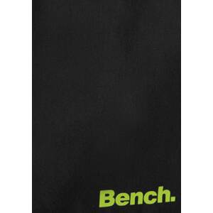 BENCH Plavecké šortky zelená / černá