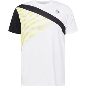DUNLOP Funkční tričko žlutá / černá / bílá