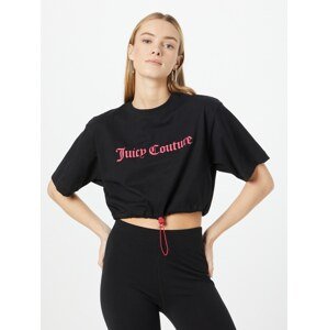 Juicy Couture Sport Funkční tričko  fuchsiová / černá
