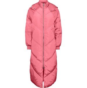 PIECES Zimní kabát 'Felicity' pink / růže