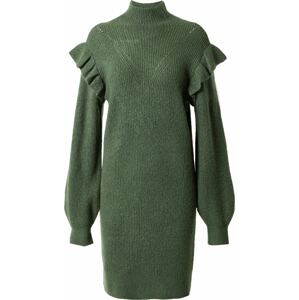 VILA Úpletové šaty 'BOOBA' zelená