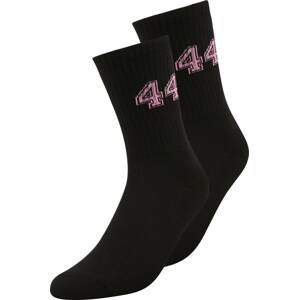 VIERVIER Ponožky 'Eda' pink / černá