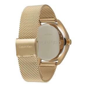 Calvin Klein Analogové hodinky zlatá / bílá