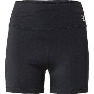Juicy Couture Sport Sportovní kalhoty 'LIZA' černá / bílá