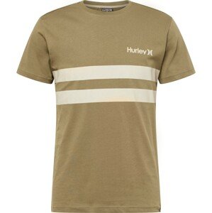 Hurley Funkční tričko 'OCEANCARE' krémová / khaki