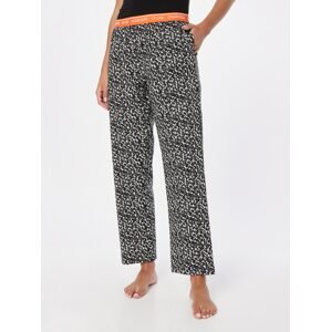 Calvin Klein Underwear Pyžamové kalhoty  krémová / oranžová / černá