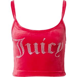 Juicy Couture White Label Top 'RAIN' malinová / průhledná