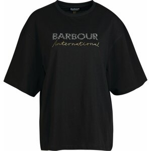 Barbour International Tričko zlatá / černá / bílá