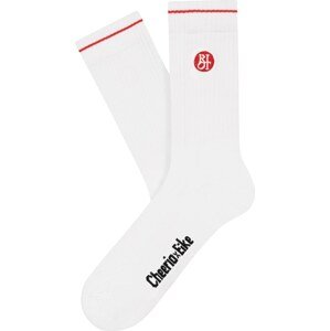 CHEERIO* Ponožky červená / černá / bílá