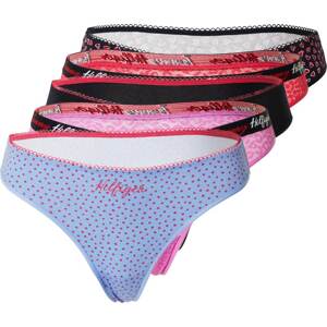 Tommy Hilfiger Underwear Tanga světlemodrá / pink / červená / černá