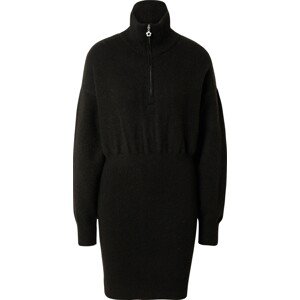 florence by mills exclusive for ABOUT YOU Úpletové šaty 'Hydrangea' černá