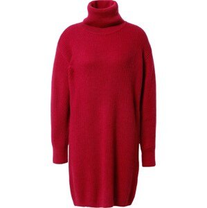 UNITED COLORS OF BENETTON Úpletové šaty rubínově červená