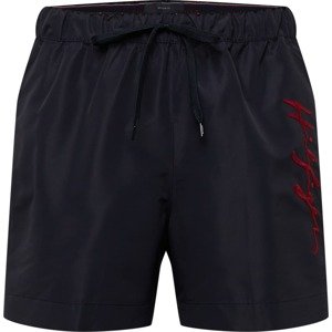 Tommy Hilfiger Underwear Plavecké šortky námořnická modř / červená / bílá