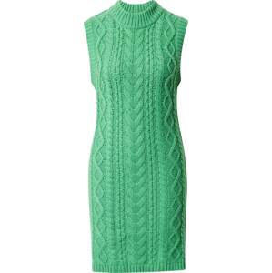 Samsøe Samsøe Úpletové šaty 'KAYA' světle zelená