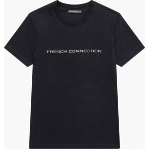 FRENCH CONNECTION Tričko černá / bílá