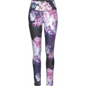 LASCANA ACTIVE Sportovní kalhoty fialová / růžová / černá / bílá
