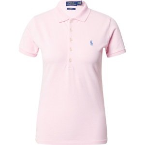 Polo Ralph Lauren Tričko 'Julie' světlemodrá / růžová