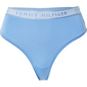 Tommy Hilfiger Underwear Tanga modrá / světlemodrá