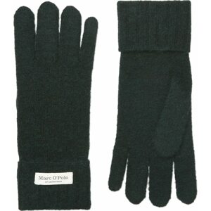 Marc O'Polo Prstové rukavice zelená / černá / bílá