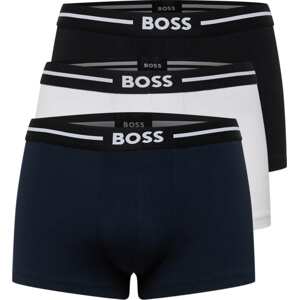 BOSS Black Boxerky 'Bold' námořnická modř / černá / bílá