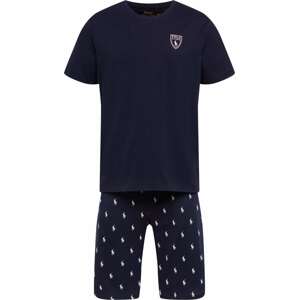 Polo Ralph Lauren Pyžamo krátké námořnická modř / bílá