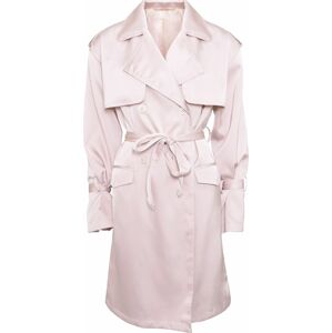 OW Collection Přechodný kabát růžová