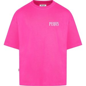 Pequs Tričko pink / bílá