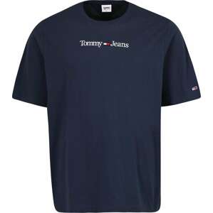Tommy Jeans Plus Tričko námořnická modř / tmavě modrá / jasně červená / bílá