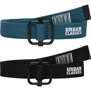 Urban Classics Opasek modrá / černá / bílá
