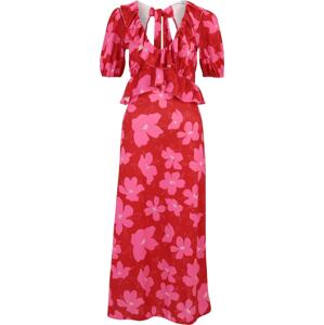Dorothy Perkins Tall Šaty růžová / červená / bílá