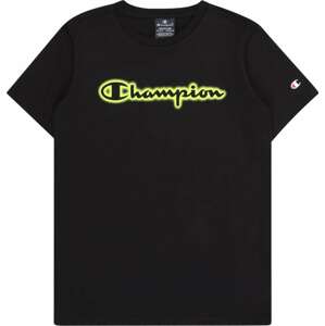 Champion Authentic Athletic Apparel Tričko svítivě zelená / červená / černá / bílá