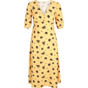 Dorothy Perkins Petite Šaty žlutá / černá