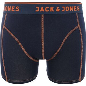JACK & JONES Boxerky 'JACSIMPLE' noční modrá / oranžová