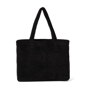 Karl Lagerfeld Nákupní taška ' Ikonik 2.0 Beach Terry' černá / bílá