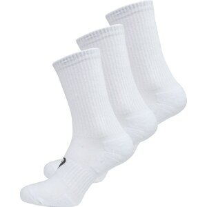 ASICS Sportovní ponožky tmavě šedá / bílá