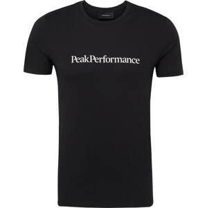 PEAK PERFORMANCE Funkční tričko černá / bílá