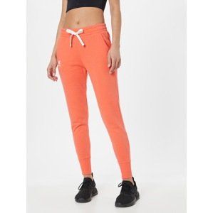 UNDER ARMOUR Sportovní kalhoty  oranžová / bílá