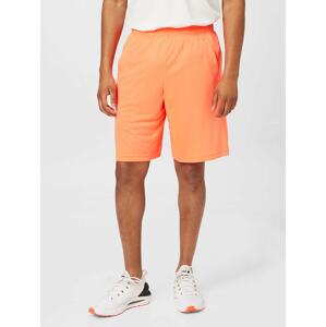 UNDER ARMOUR Sportovní kalhoty mandarinkoná / humrová / bílá