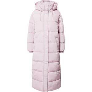 Oasis Zimní kabát pastelově růžová