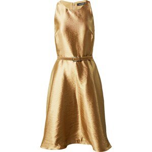 Lauren Ralph Lauren Koktejlové šaty 'ZINTA' bronzová