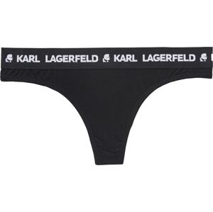 Karl Lagerfeld Tanga černá / bílá